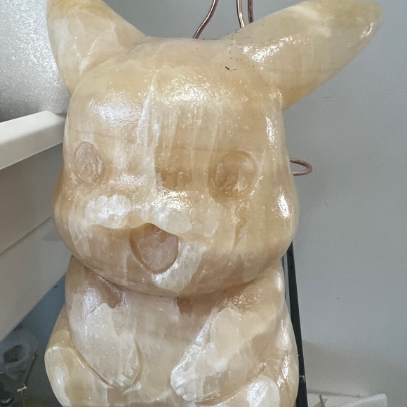 Large Orange Calcite Pikachu!! - Picture 5 of 8